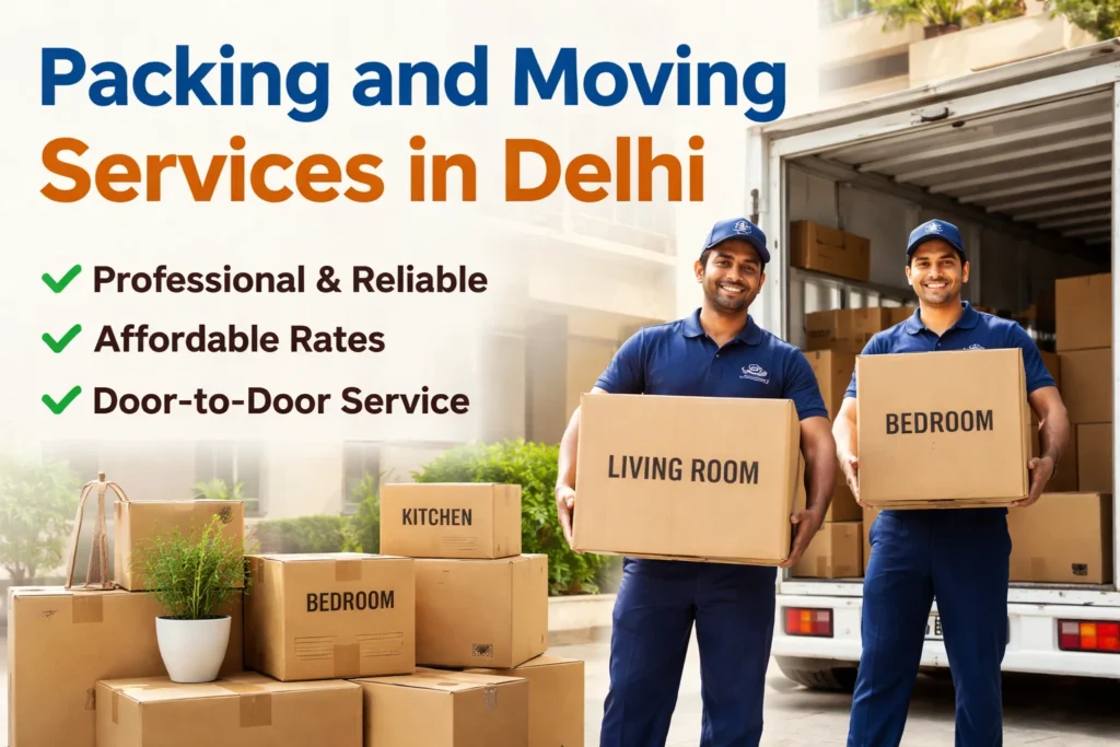 Packing and Moving Services in Delhi – Trusted, Affordable & Safe Relocation with Astuti Packers