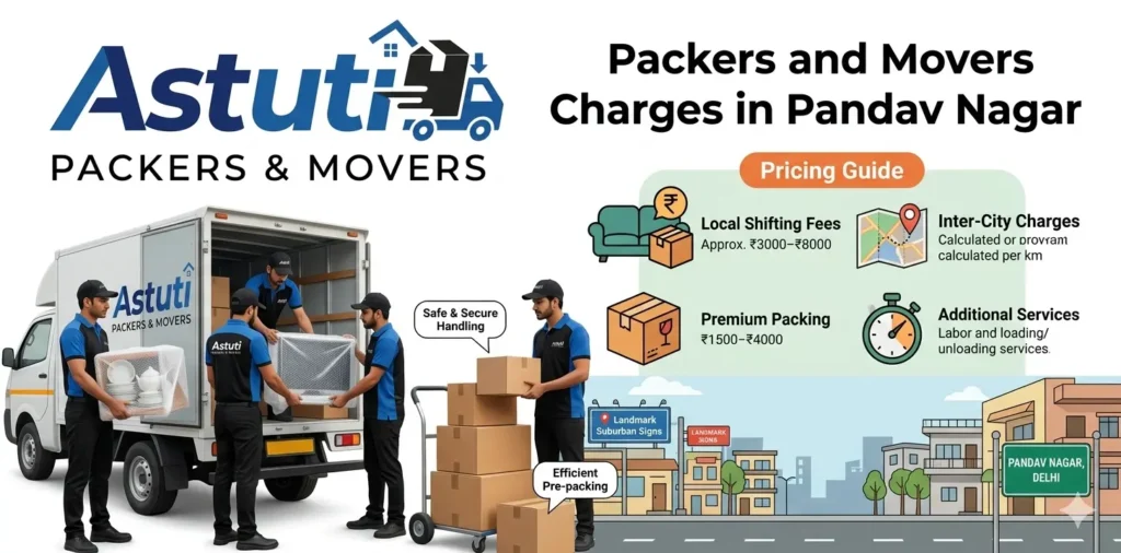 packers and movers charges in pandav nagar (2026 updated price list) – complete cost guide