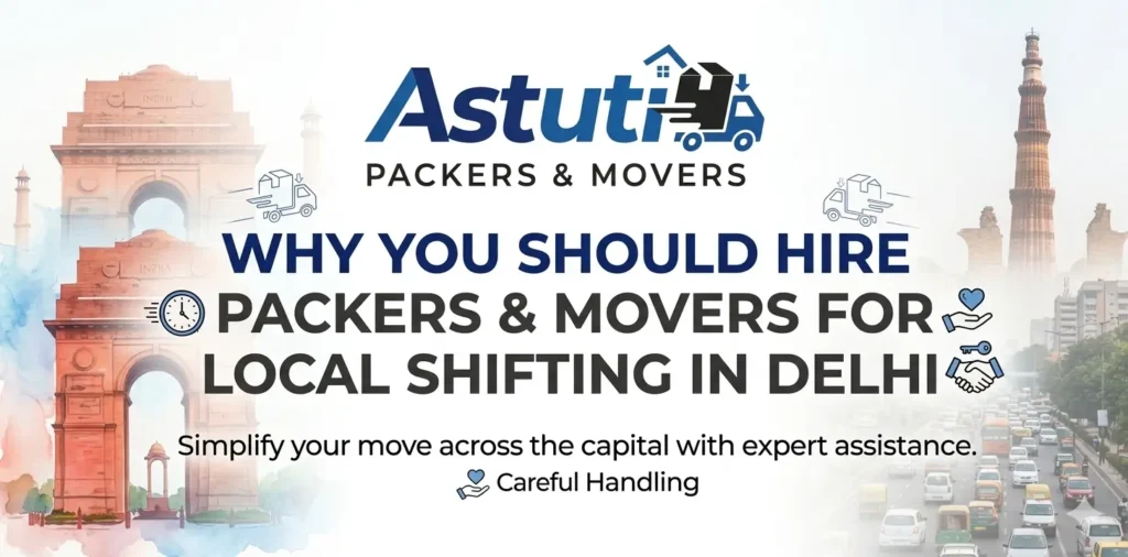 Why You Should Hire Packers and Movers for Local Shifting in Delhi | Astuti Packers