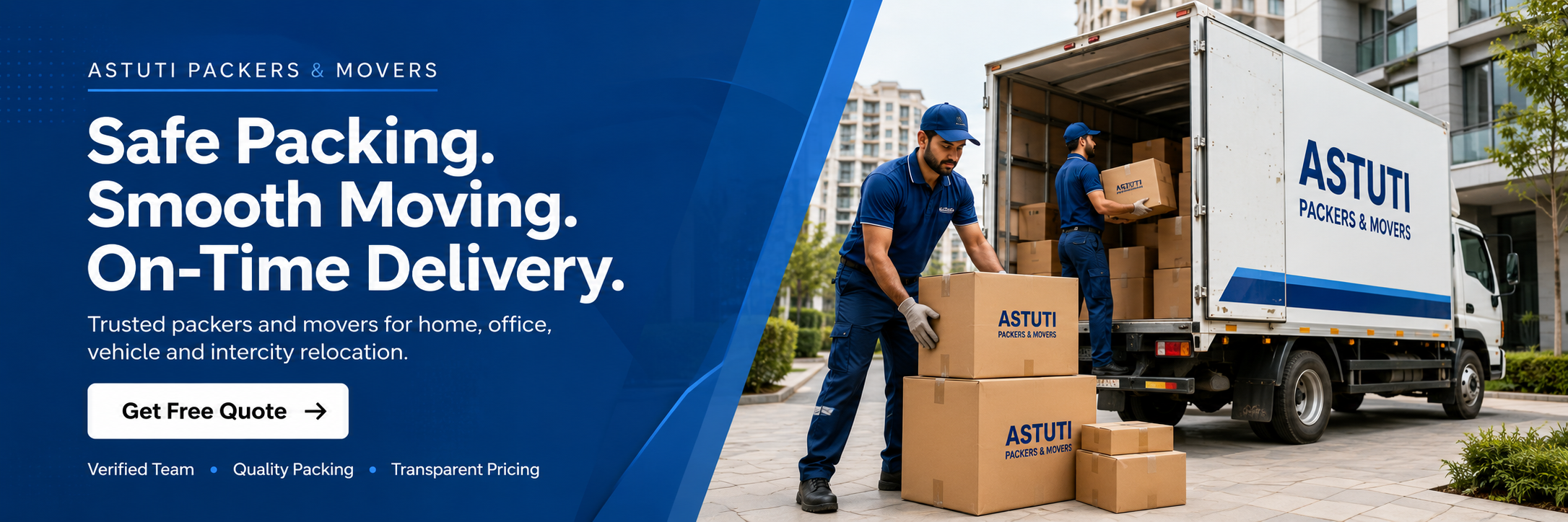Professional office relocation service by Astuti Packers and Movers