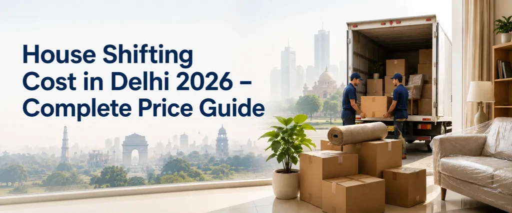 House Shifting Cost in Delhi 2026 – Complete Price Guide